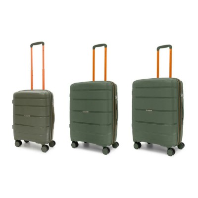 RONCATO 46.130.010204.54 AVIATOR Σετ 3τμχ Βαλίτσες Ταξιδιού S/M/L Πράσινη