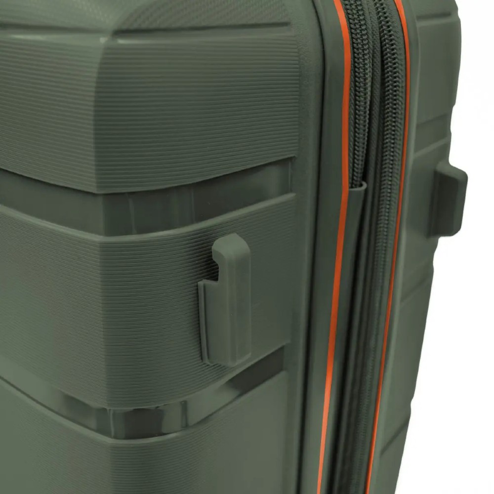 RONCATO 46.130.01.54 AVIATOR Expandable Μεγάλη Βαλίτσα 75cm Πράσινη Είδη ταξιδιού