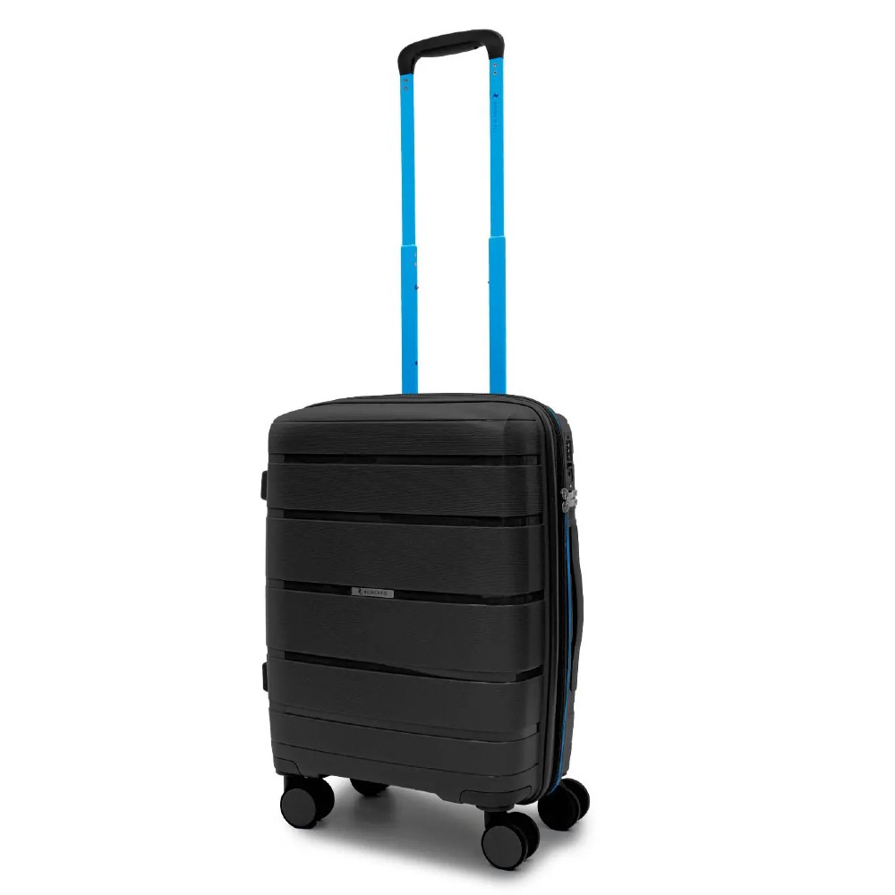 RONCATO 46.130.04.51 AVIATOR Expandable Βαλίτσα Καμπίνας 55εκ Μαύρη Είδη ταξιδιού