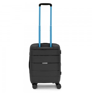 RONCATO 46.130.04.51 AVIATOR Expandable Βαλίτσα Καμπίνας 55εκ Μαύρη Είδη ταξιδιού