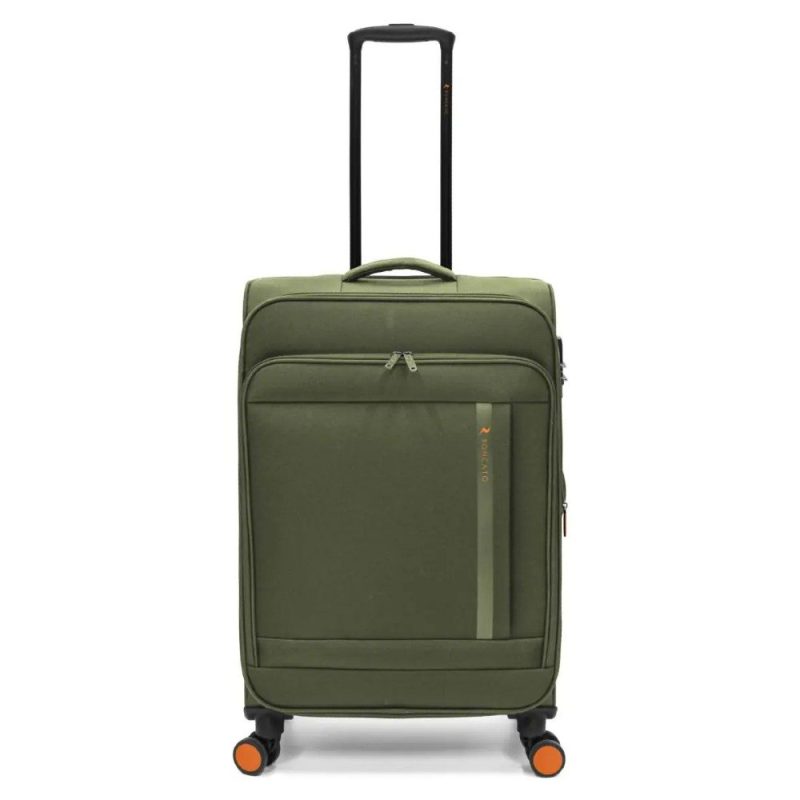 RONCATO 46.132.02.54 CLEVER Expandable Μεσαία Βαλίτσα 67cm Πράσινη CIAK RONCATO