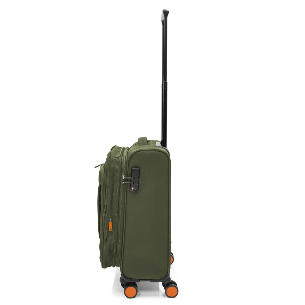 RONCATO 46.132.04.54 CLEVER Expandable Βαλίτσα Καμπίνας 55εκ Πράσινη Είδη ταξιδιού