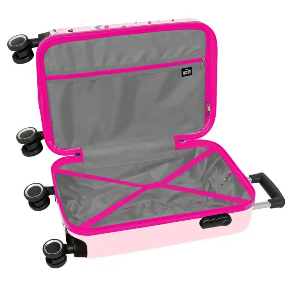 Safta 612512851 Minnie Mouse Βαλίτσα Καμπίνας 55cm Ροζ