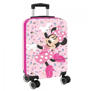 Safta 612512851 Minnie Mouse Βαλίτσα Καμπίνας 55cm Ροζ