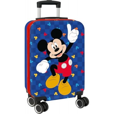 Safta 612514851 Mickey Mouse Βαλίτσα Καμπίνας 55cm Μπλε