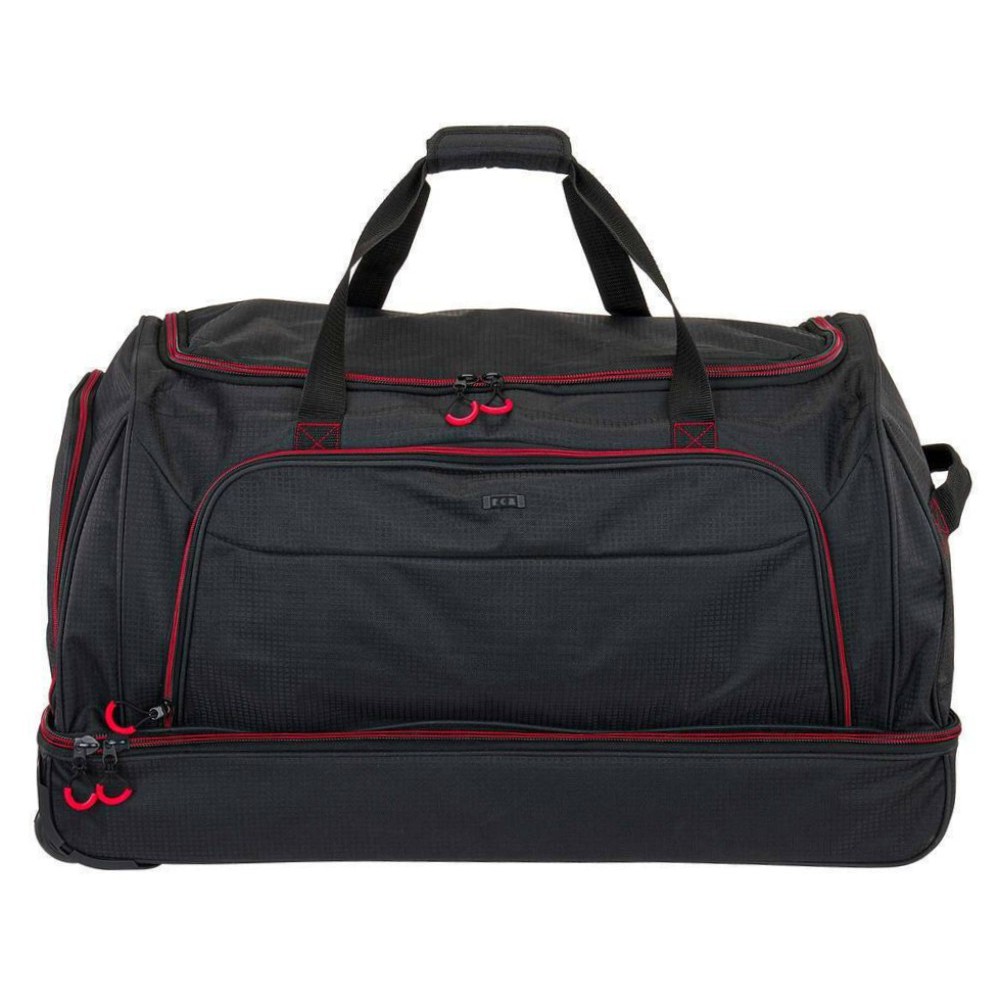 RCM 681-70 Σακ Βουαγιάζ Τροχήλατο Με Διπλό Πάτο 94lt Μαύρο Είδη ταξιδιού