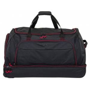 RCM 681-70 Σακ Βουαγιάζ Τροχήλατο Με Διπλό Πάτο 94lt Μαύρο Είδη ταξιδιού