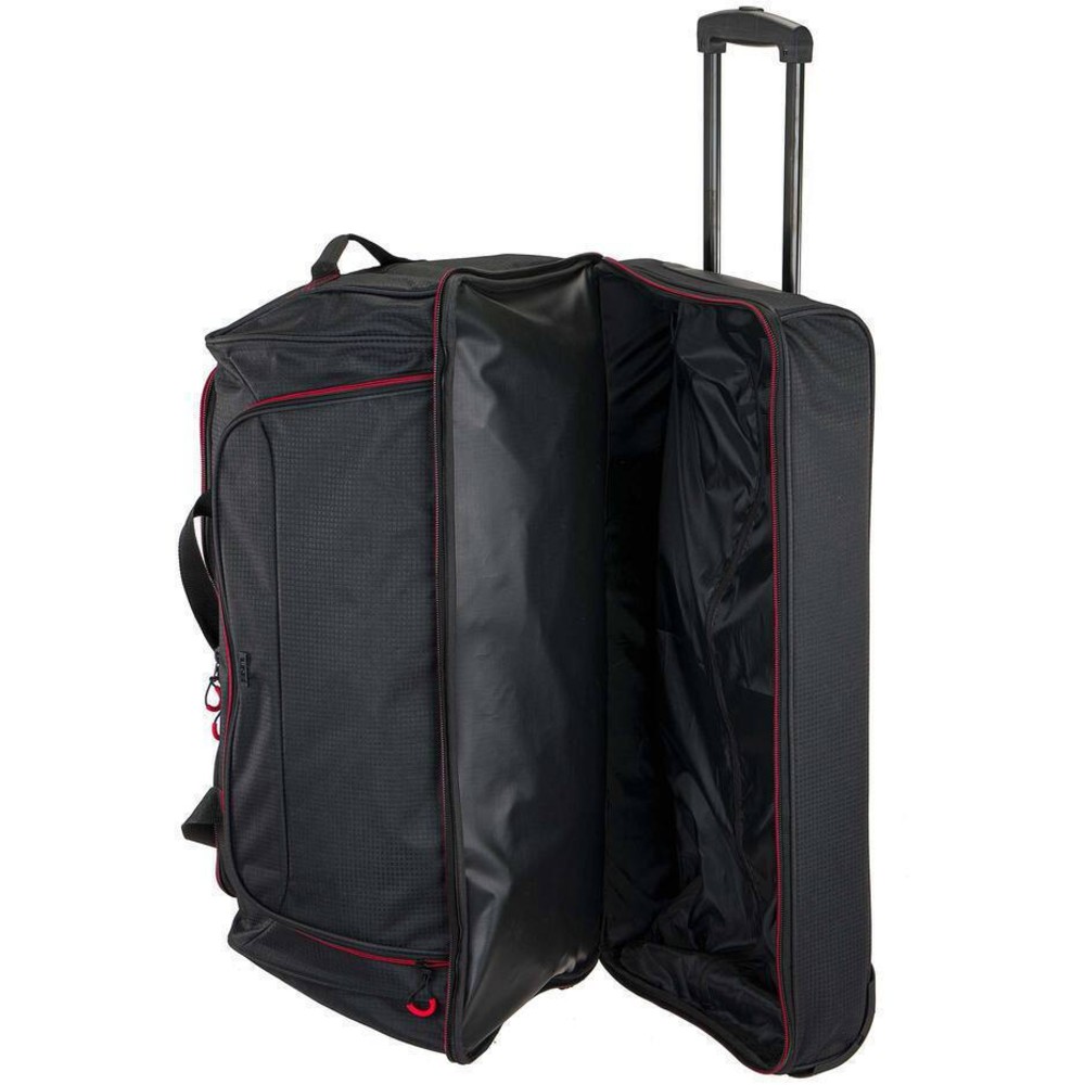 RCM 681-70 Σακ Βουαγιάζ Τροχήλατο Με Διπλό Πάτο 94lt Μαύρο Είδη ταξιδιού