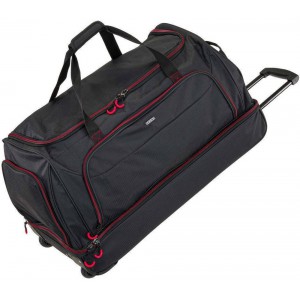 RCM 681-70 Σακ Βουαγιάζ Τροχήλατο Με Διπλό Πάτο 94lt Μαύρο Είδη ταξιδιού