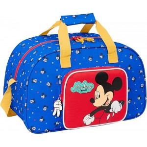 Safta 712514273 Mickey Mouse Σακ Βουαγιάζ 40cm Μπλε-Κόκκινο Bags