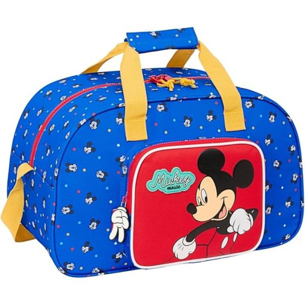 Safta 712514273 Mickey Mouse Σακ Βουαγιάζ 40cm Μπλε-Κόκκινο