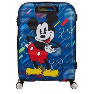 American Tourister Wavebreaker Disney Βαλίτσα μεσαία 67cm 85670-9845  Future Pop Μπλε Travel Items