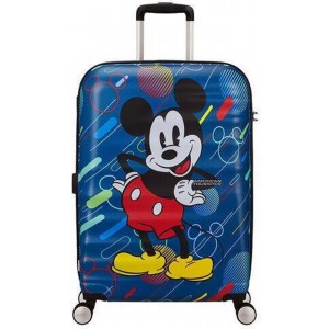 American Tourister Wavebreaker Disney Βαλίτσα μεσαία 67cm 85670-9845  Future Pop Μπλε Travel Items