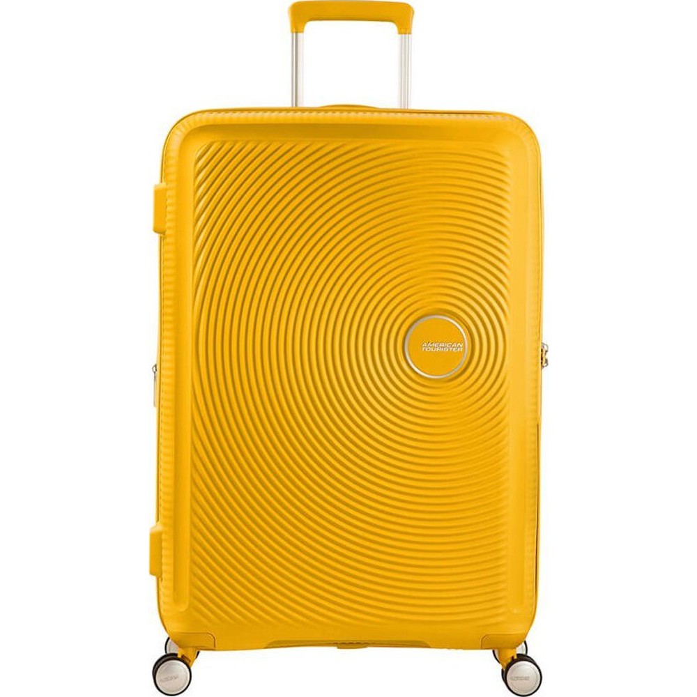 American Tourister Soundbox Spinner Expandable Βαλίτσα Καμπίνας 55cm 88472-1371 Κίτρινη. Είδη ταξιδιού