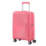 American Tourister Soundbox Spinner Expandable Βαλίτσα Καμπίνας 55cm 88472-A039  Ροζ 2