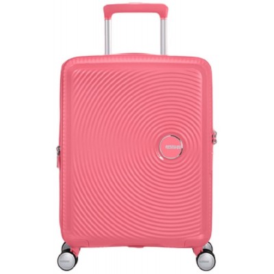 American Tourister Soundbox Spinner Expandable Βαλίτσα Καμπίνας 55cm 88472-A039  Ροζ