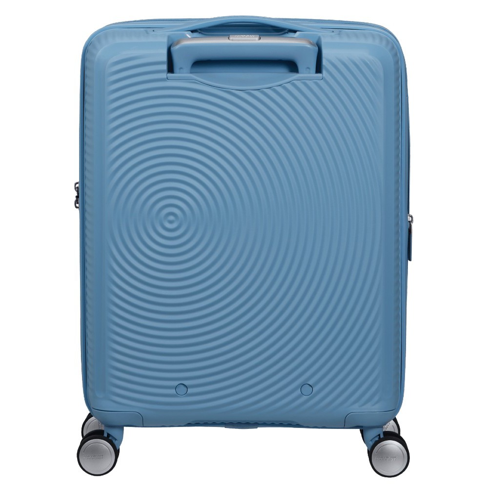 American Tourister Soundbox Spinner Expandable Βαλίτσα Καμπίνας 55cm 88472-A255 Γαλάζια Είδη ταξιδιού