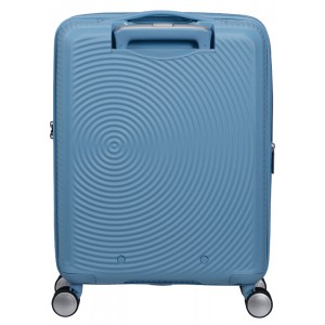 American Tourister Soundbox Spinner Expandable Βαλίτσα Καμπίνας 55cm 88472-A255 Γαλάζια Είδη ταξιδιού
