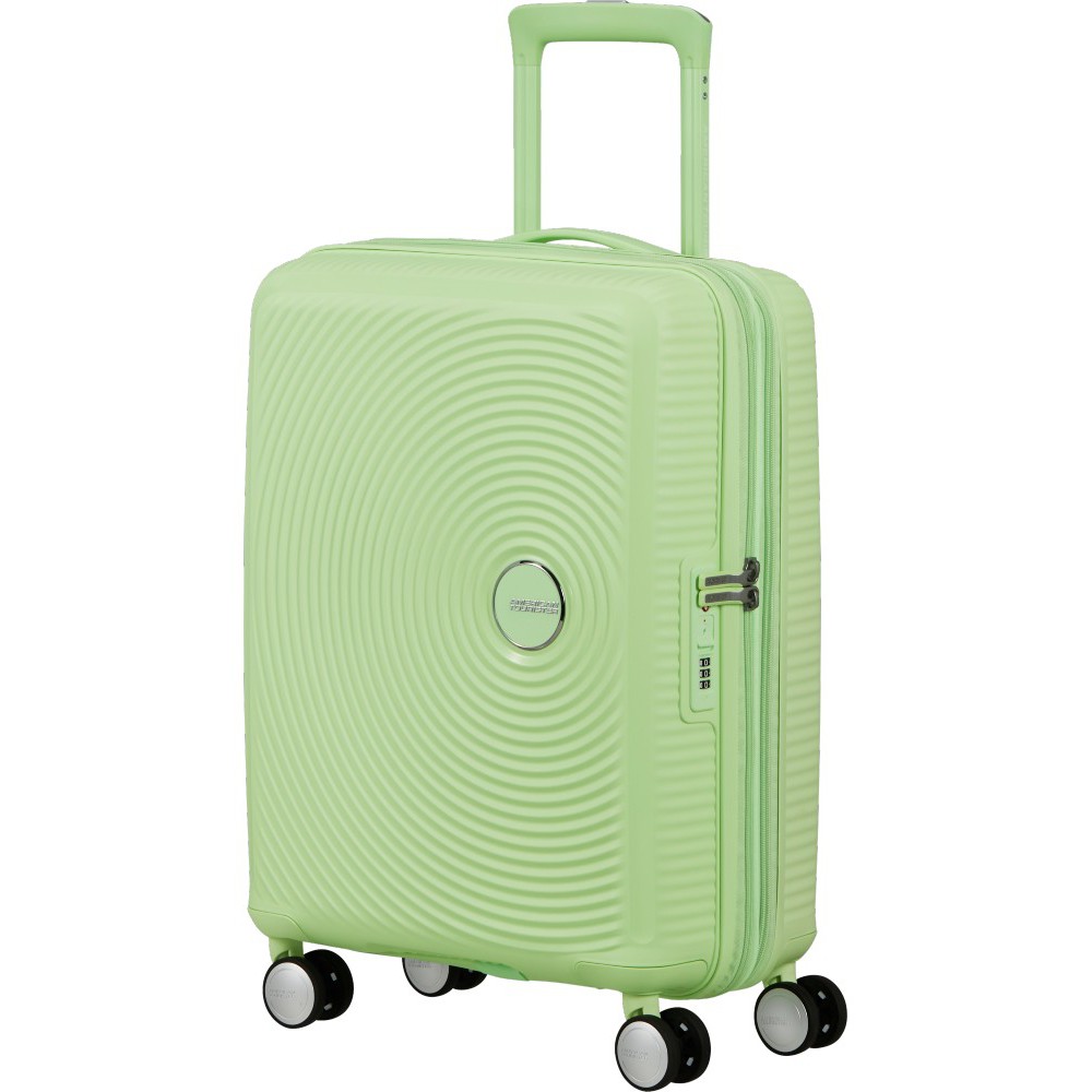 American Tourister Soundbox Spinner Expandable Βαλίτσα Καμπίνας 55cm 88472-A938 Kiwi Green Είδη ταξιδιού
