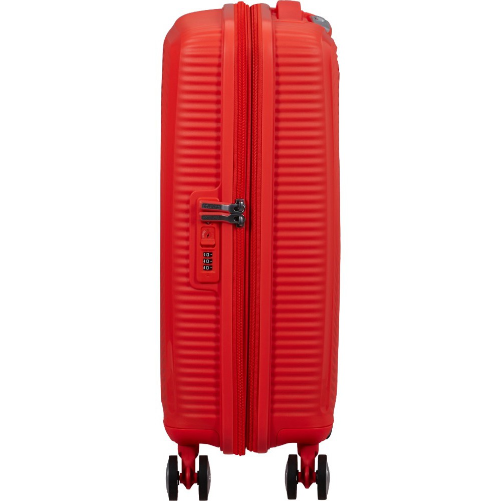 American Tourister Soundbox Spinner Expandable Cabin Suitcase 55cm 88472-D963 Neon Orange Travel Items