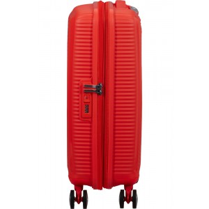 American Tourister Soundbox Spinner Expandable Cabin Suitcase 55cm 88472-D963 Neon Orange Travel Items
