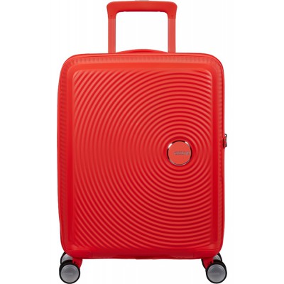 American Tourister Soundbox Spinner Expandable Cabin Suitcase 55cm 88472-D963 Neon Orange