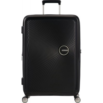American Tourister Soundbox Spinner Expandable Μεσαία Βαλίτσα 67cm 88473-1027 Μαύρη