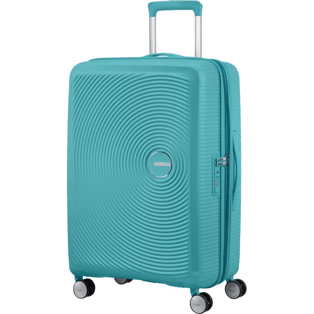 American Tourister Soundbox Spinner Expandable Medium Suitcase 67cm 88473-A066 Turquoise Tonic Travel Items