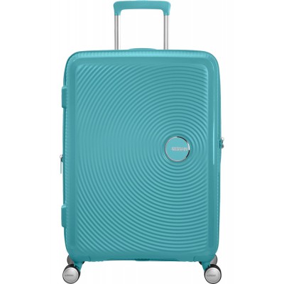 American Tourister Soundbox Spinner Expandable Medium Suitcase 67cm 88473-A066 Turquoise Tonic