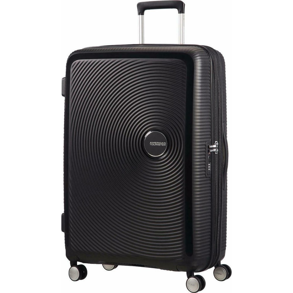 American Tourister Soundbox Spinner Expandable Μεγάλη Βαλίτσα 88474-1027 Μαύρη Travel Items