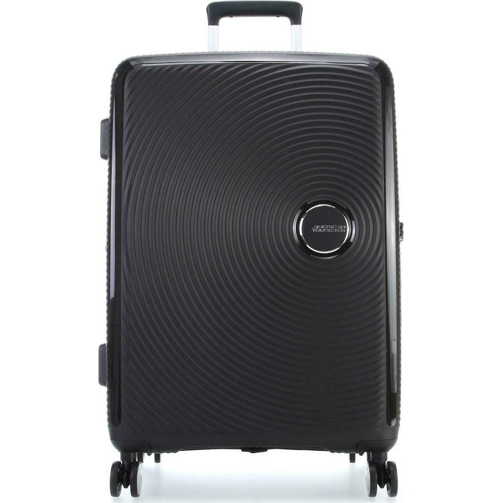 American Tourister Soundbox Spinner Expandable Μεγάλη Βαλίτσα 88474-1027 Μαύρη Travel Items