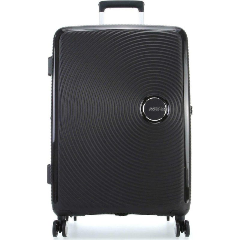 American Tourister Soundbox Spinner Expandable Μεγάλη Βαλίτσα 88474-1027 Μαύρη American tourister