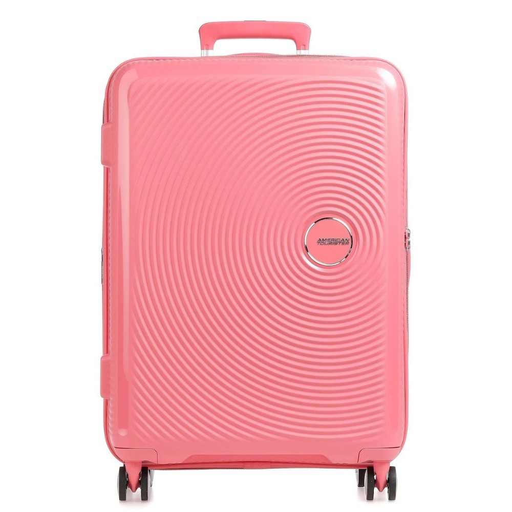 American Tourister Soundbox Spinner Expandable Μεγάλη Βαλίτσα 88474-A039 Coral Ροζ Travel Items