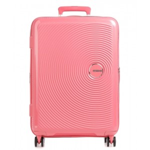 American Tourister Soundbox Spinner Expandable Μεγάλη Βαλίτσα 88474-A039 Coral Ροζ Travel Items