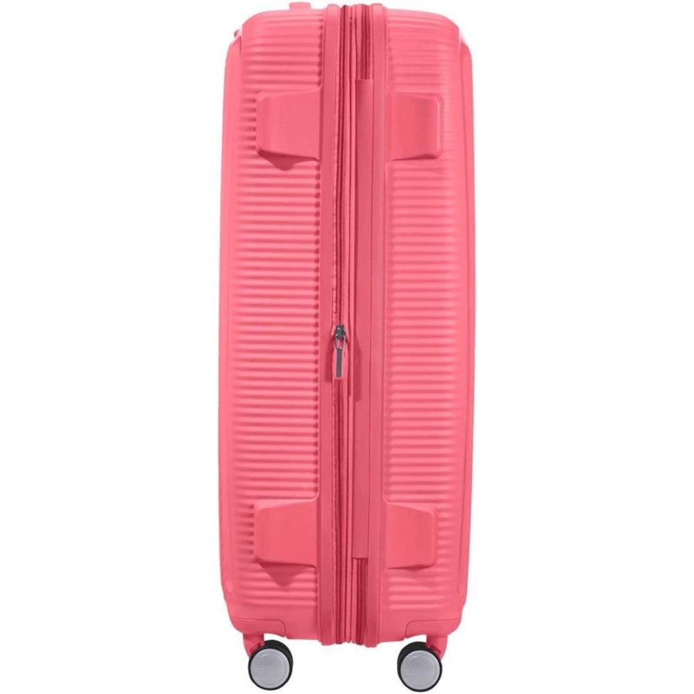 American Tourister Soundbox Spinner Expandable Μεγάλη Βαλίτσα 88474-A039 Coral Ροζ Travel Items