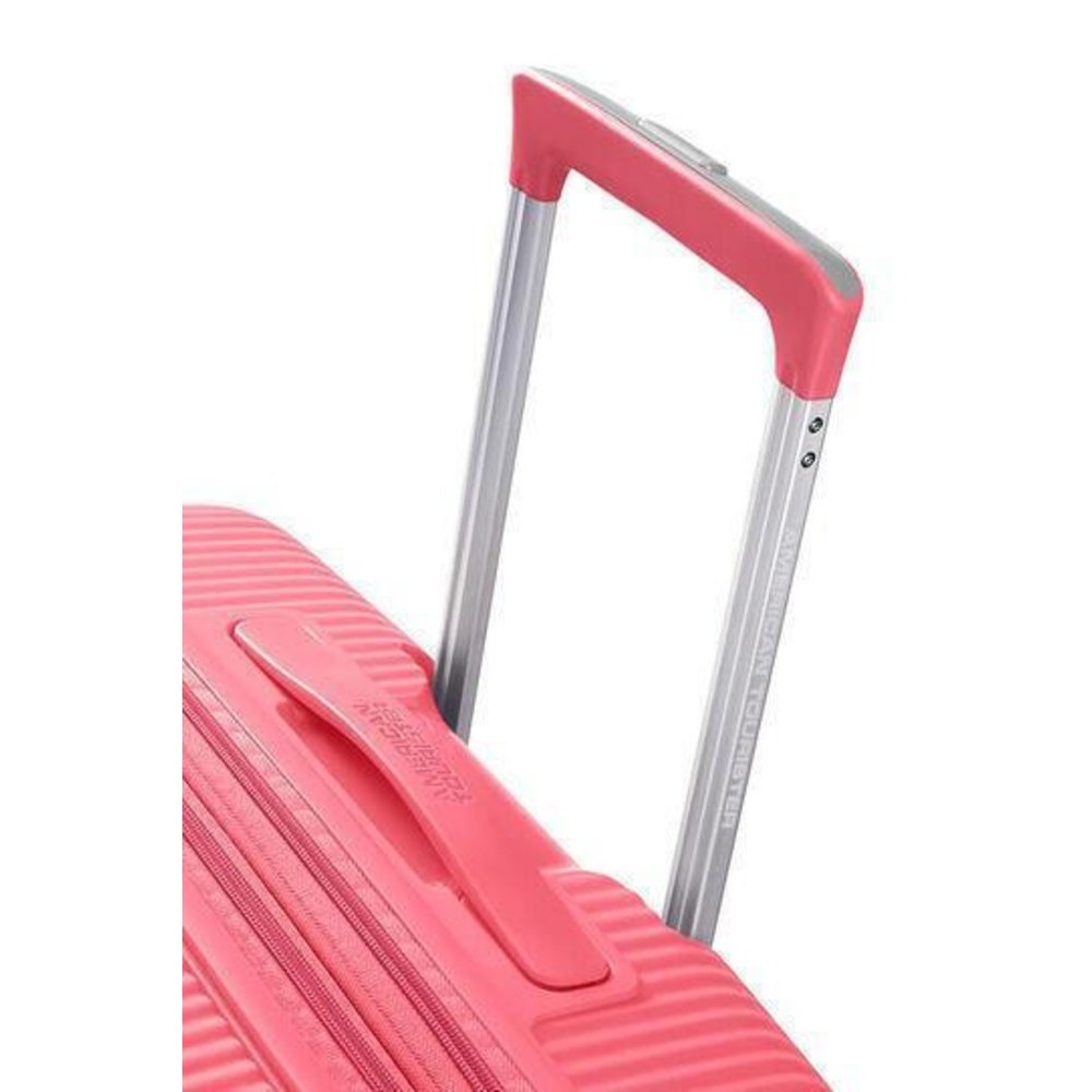 American Tourister Soundbox Spinner Expandable Μεγάλη Βαλίτσα 88474-A039 Coral Ροζ Travel Items
