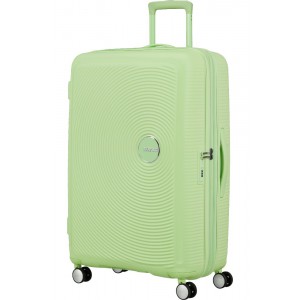 American Tourister Soundbox Spinner Expandable Large Suitcase 88474-A938 Kiwi Green Travel Items