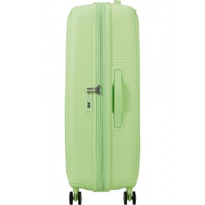 American Tourister Soundbox Spinner Expandable Large Suitcase 88474-A938 Kiwi Green Travel Items