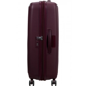 American Tourister Soundbox Spinner Expandable Large Suitcase 88474-T505 Wild Cherry Travel Items