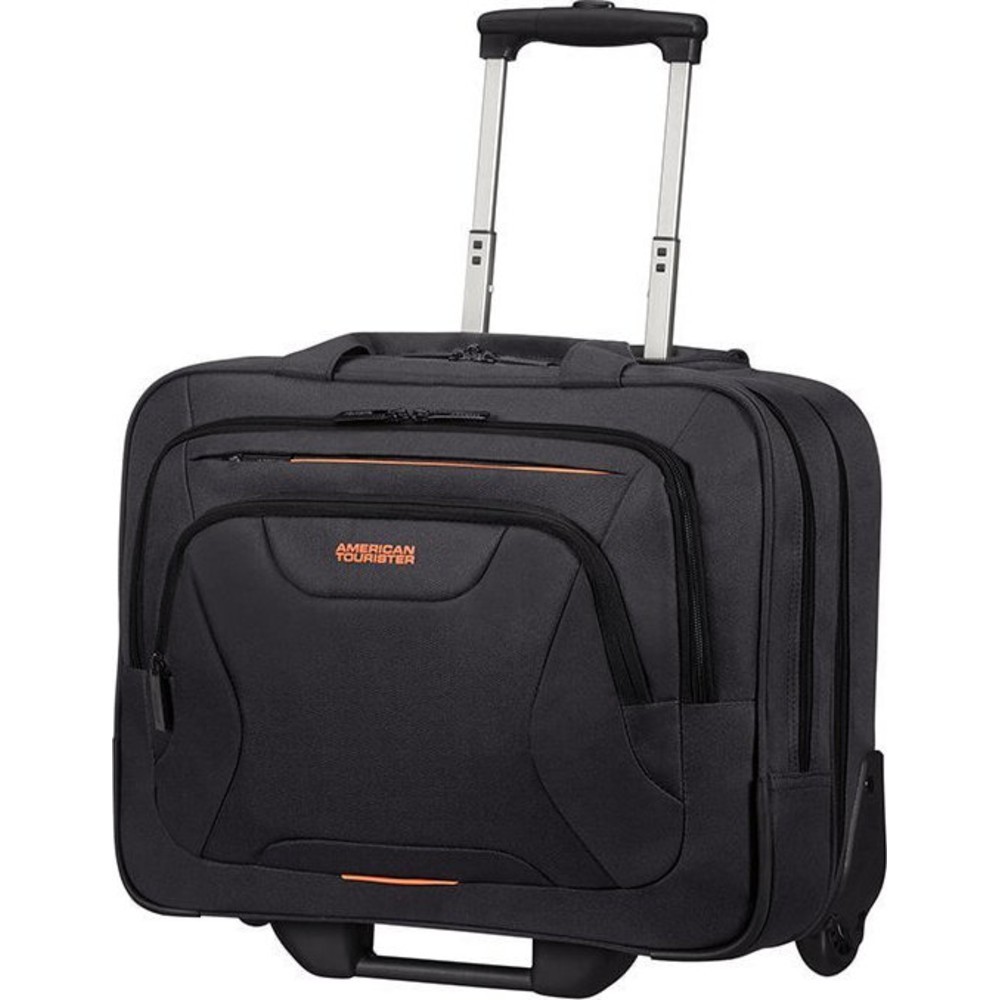 American Tourister 88533-1070 At Work Rolling Tote Βαλίτσα Καμπίνας Μαύρη Επαγγελματικές