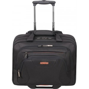 American Tourister 88533-1070 At Work Rolling Tote Βαλίτσα Καμπίνας Μαύρη Επαγγελματικές