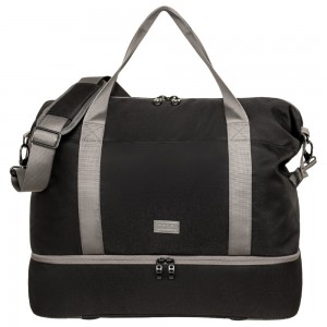 Polo 9-09-019-2000 DUALIX 40L Travel Bag 2 Compartments Black Travel Items