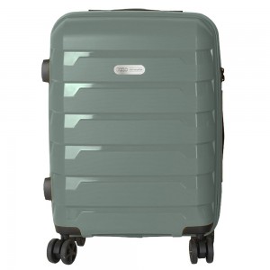 POLO 965005SET-6500 TOKYO Σετ 3τμχ Expandable Βαλίτσες Ταξιδιού S/M/L Πράσινες Είδη ταξιδιού