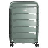 POLO 965004-6500 TOKYO Expandable Μεγάλη Βαλίτσα 75cm Πράσινη 1