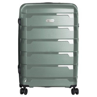 POLO 965004-6500 TOKYO Expandable Μεγάλη Βαλίτσα 75cm Πράσινη