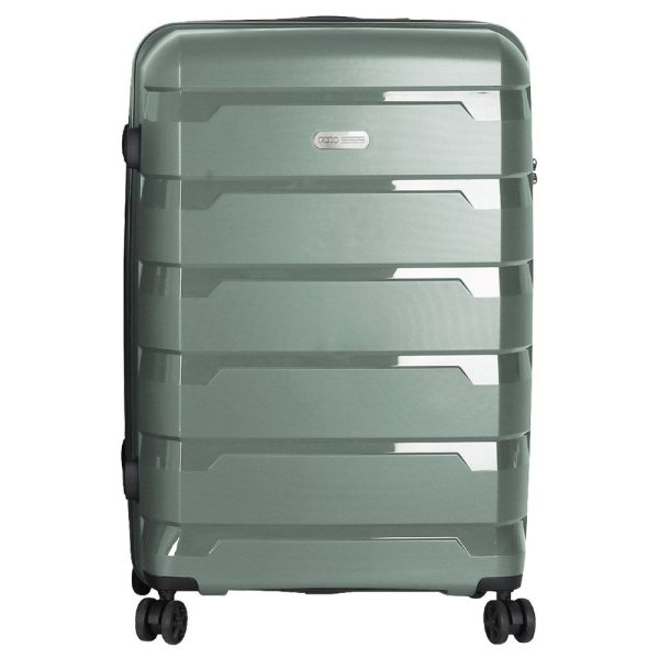 POLO 965004-6500 TOKYO Expandable Μεγάλη Βαλίτσα 75cm Πράσινη