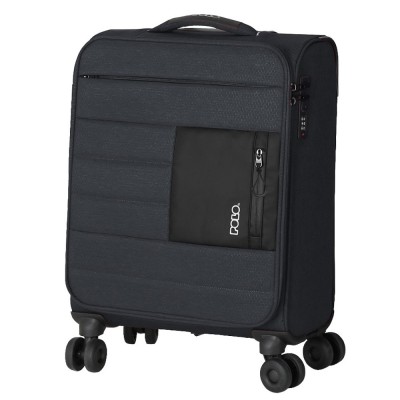 POLO 965006-2100 ATHENS Cabin Suitcase 55cm Black