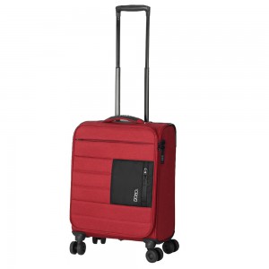 POLO 965006-3300 ATHENS Cabin Suitcase 55cm Red Travel Items