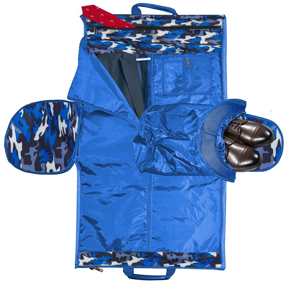 Aeronautica Militare AM-545 Σάκος Ταξιδίου  με Γκαρνταρόμπα ρούχων Μπλε