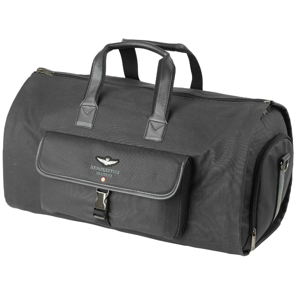 Aeronautica Militare AM-545 Σάκος Ταξιδίου με Γκαρνταρόμπα ρούχων Μαύρος
